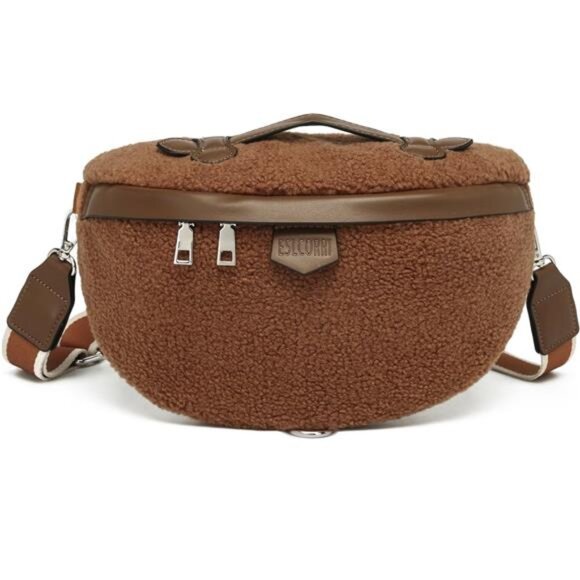 Crossbody Bags for Women *Lambswool Brown